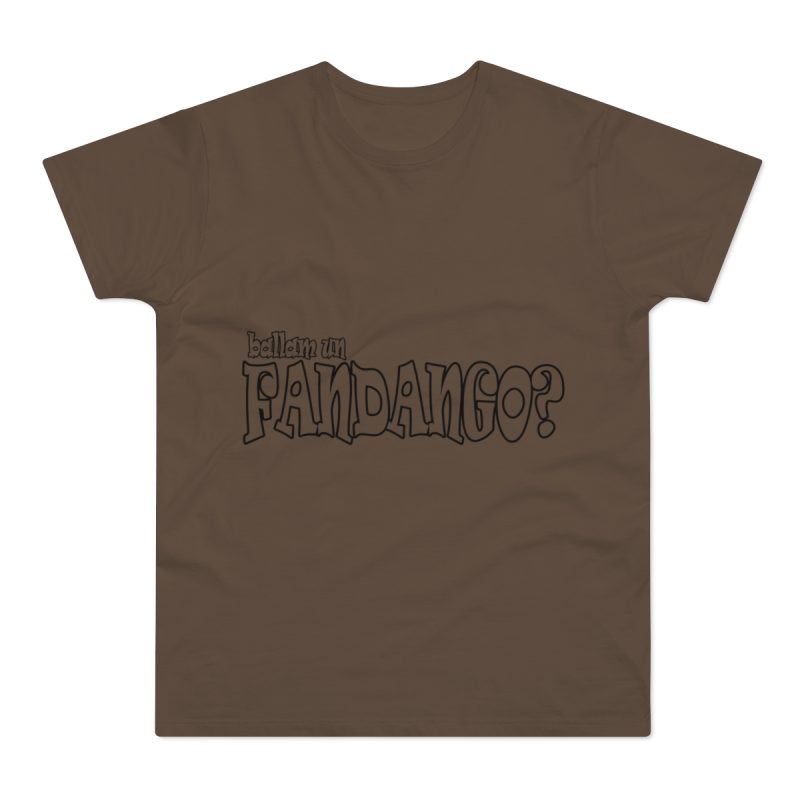 Camiseta hombre punto liso - Marron chocolate - Ballam un FANDANGO?