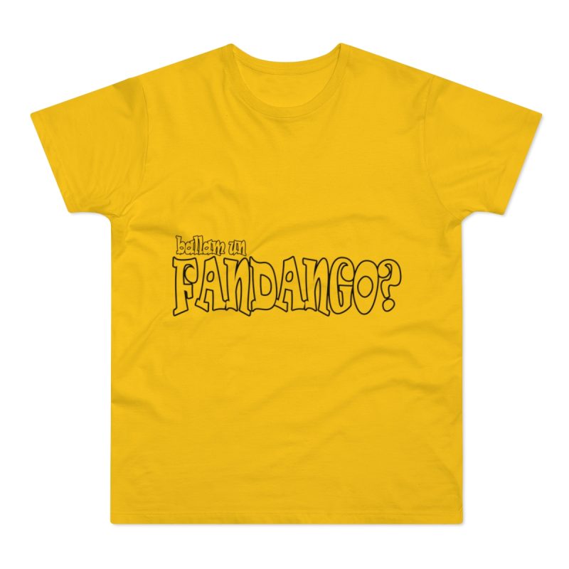 Camiseta hombre punto liso - Amarillo dorado - Ballam un FANDANGO?