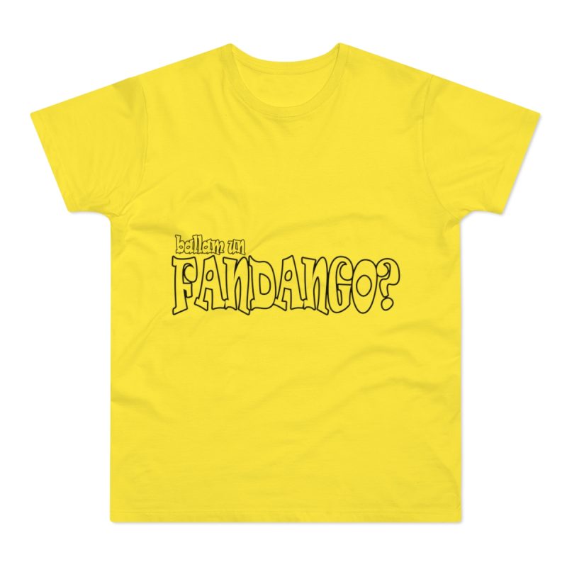 Camiseta hombre punto liso - Amarillo solar - Ballam un FANDANGO?