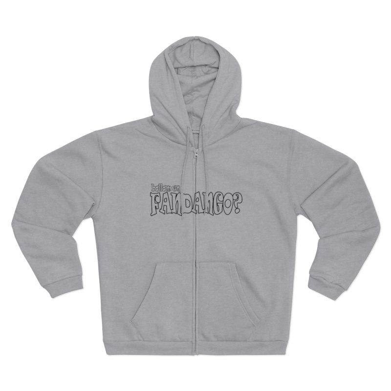 Sudadera capucha con cremallera premium - Gris jaspeado claro - Ballam un FANDANGO?