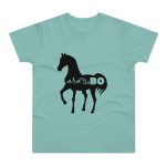 Camiseta hombre punto liso - Verde menta - Camiseta unisex Cavall Alegre Sant Joan «Ara va de bo»