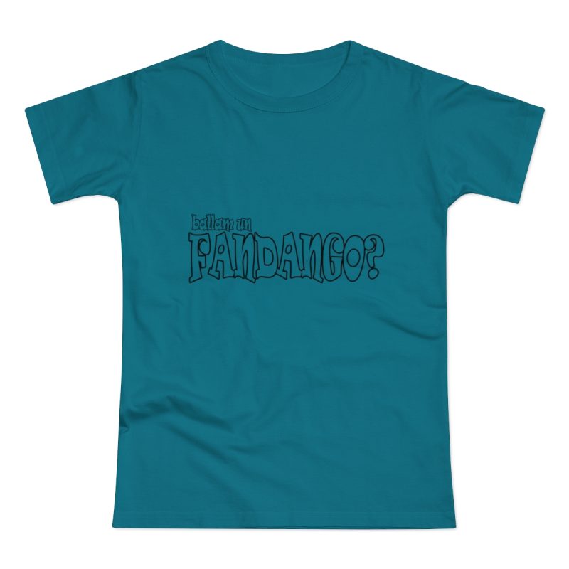 Camiseta mujer punto liso - Azul diva - Ballam un FANDANGO?