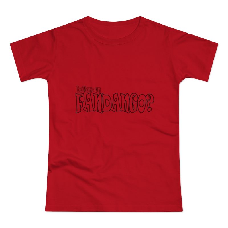 Camiseta mujer punto liso - Rojo - Ballam un FANDANGO?