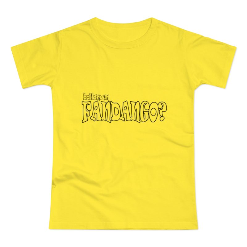 Camiseta mujer punto liso - Amarillo solar - Ballam un FANDANGO?