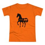 Camiseta mujer punto liso - Naranja - Camiseta unisex Cavall Alegre Sant Joan «Ara va de bo» Camiseta mujer punto liso - Naranja - Camiseta unisex Cavall Alegre Sant Joan «Ara va de bo»