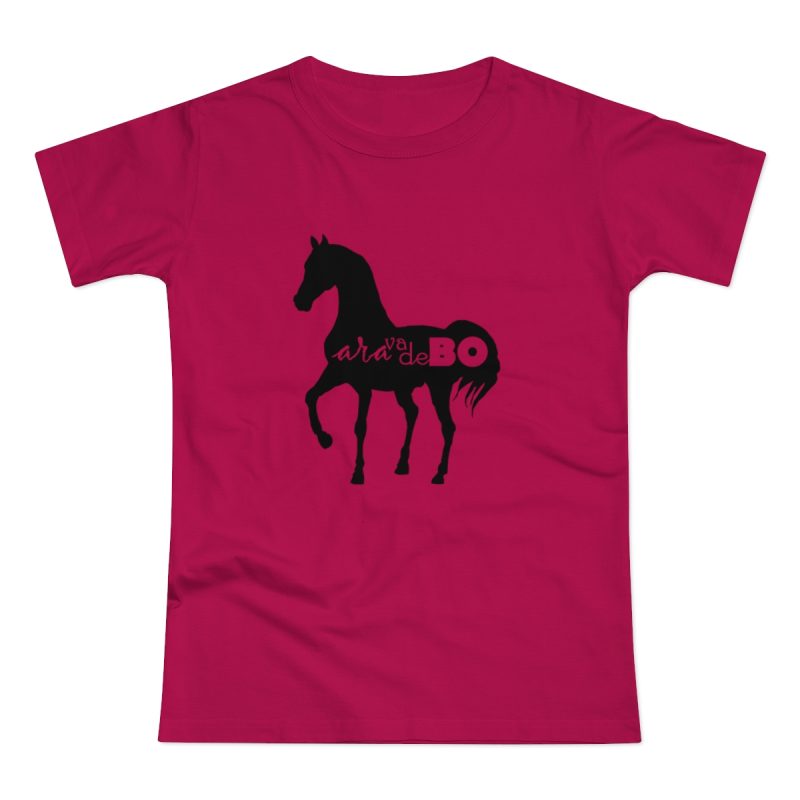 Camiseta mujer punto liso - Sorbete - Camiseta unisex Cavall Alegre Sant Joan «Ara va de bo»
