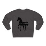 Sudadera cuello redondo premium - Antracita - Camiseta unisex Cavall Alegre Sant Joan «Ara va de bo»