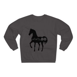 Sudadera cuello redondo premium - Antracita - Camiseta unisex Cavall Alegre Sant Joan «Ara va de bo»