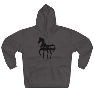 Sudadera con capucha cerrada - Antracita - Camiseta unisex Cavall Alegre Sant Joan «Ara va de bo»