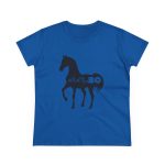 Camiseta mujer algodon medio - Azul royal - Camiseta unisex Cavall Alegre Sant Joan «Ara va de bo» Camiseta mujer algodon medio - Azul royal - Camiseta unisex Cavall Alegre Sant Joan «Ara va de bo»