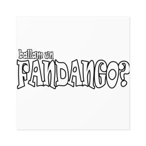 Pegatinas laminadas cuadradas - Ballam un FANDANGO?