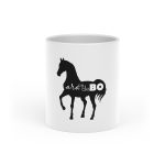 Taza con asa de corazon - Blanco - Camiseta unisex Cavall Alegre Sant Joan «Ara va de bo»