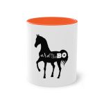 Taza bicolor - Naranja - Camiseta unisex Cavall Alegre Sant Joan «Ara va de bo» Taza bicolor - Naranja - Camiseta unisex Cavall Alegre Sant Joan «Ara va de bo»
