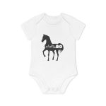 Body bebe manga corta organico - Blanco - Camiseta unisex Cavall Alegre Sant Joan «Ara va de bo» Body bebe manga corta organico - Blanco - Camiseta unisex Cavall Alegre Sant Joan «Ara va de bo»