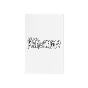 Cartel de metacrilato con soporte - Ballam un FANDANGO?