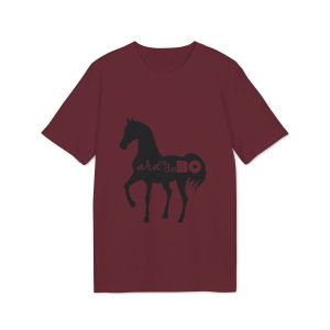 Camiseta Creator 2.0 - Burdeos - Camiseta unisex Cavall Alegre Sant Joan «Ara va de bo»