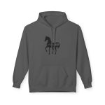 Sudadera Softstyle con capucha - Gris marengo - Camiseta unisex Cavall Alegre Sant Joan «Ara va de bo»