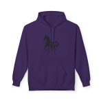 Sudadera Softstyle con capucha - Morado - Camiseta unisex Cavall Alegre Sant Joan «Ara va de bo»