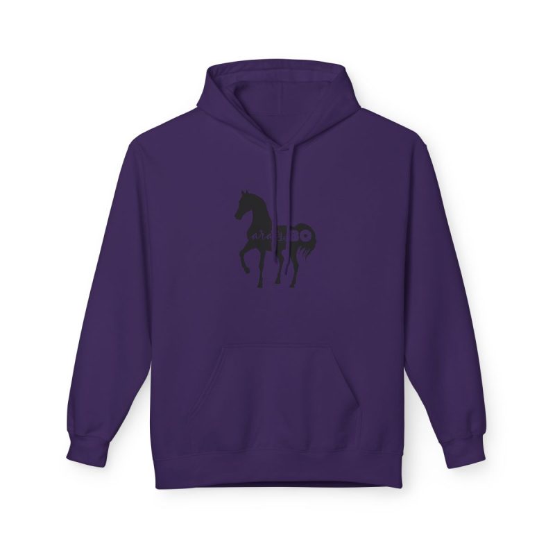 Sudadera Softstyle con capucha - Morado - Camiseta unisex Cavall Alegre Sant Joan «Ara va de bo»