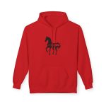 Sudadera Softstyle con capucha - Rojo - Camiseta unisex Cavall Alegre Sant Joan «Ara va de bo»