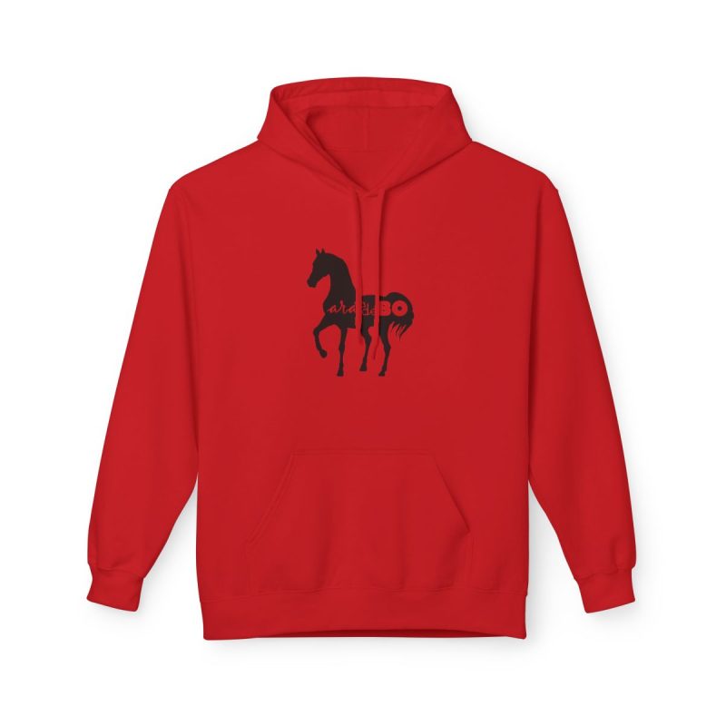 Sudadera Softstyle con capucha - Rojo - Camiseta unisex Cavall Alegre Sant Joan «Ara va de bo»
