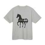 Camiseta Freestyler tacto seco - Gris jaspeado claro - Camiseta unisex Cavall Alegre Sant Joan «Ara va de bo»