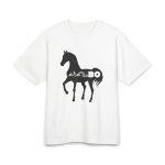Camiseta Freestyler tacto seco - Blanco - Camiseta unisex Cavall Alegre Sant Joan «Ara va de bo»