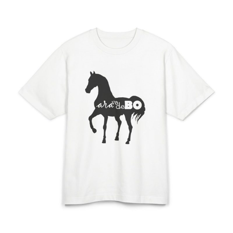 Camiseta Freestyler tacto seco - Blanco - Camiseta unisex Cavall Alegre Sant Joan «Ara va de bo»