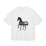 Camiseta box ultra gruesa - Blanco - Camiseta unisex Cavall Alegre Sant Joan «Ara va de bo»