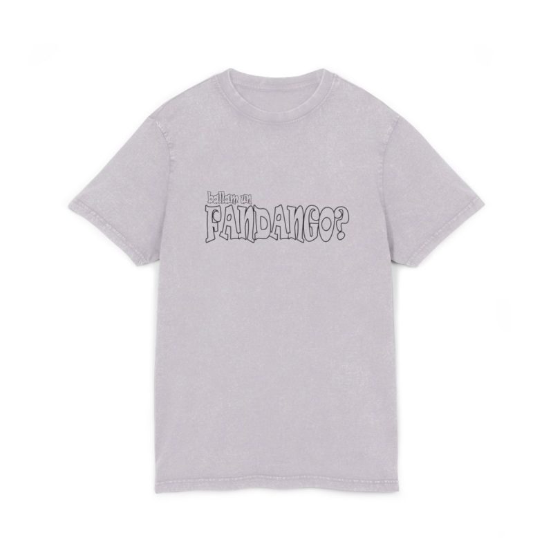 Camiseta lavado acido cuello redondo - Lila suave - Ballam un FANDANGO?