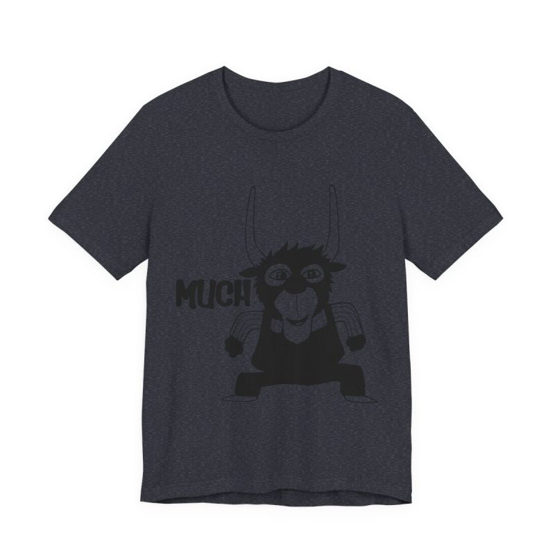 Camiseta jersey manga corta - Azul marino jaspeado - Camiseta Much