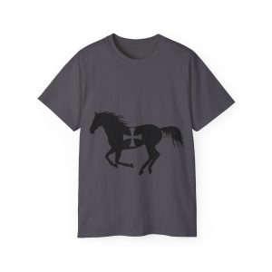 Camiseta ultra algodon - Gris marengo - Cavall de Sant Joan