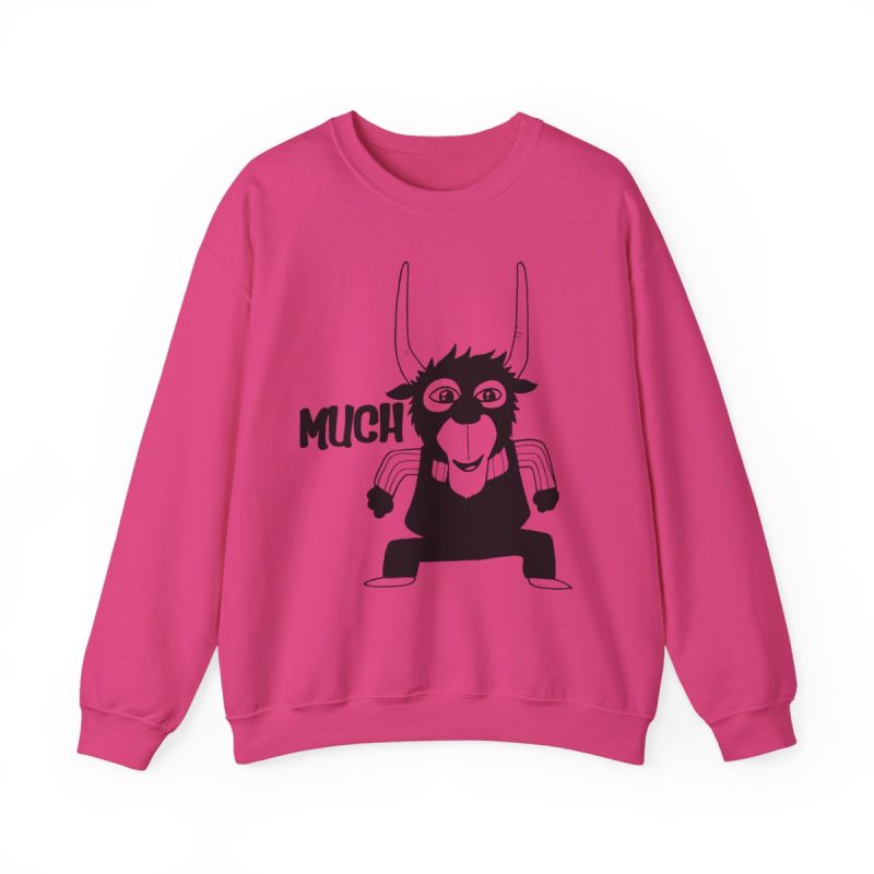 Sudadera cuello redondo - Fucsia intenso - Camiseta Much