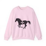 Sudadera cuello redondo - Rosa claro - Cavall de Sant Joan