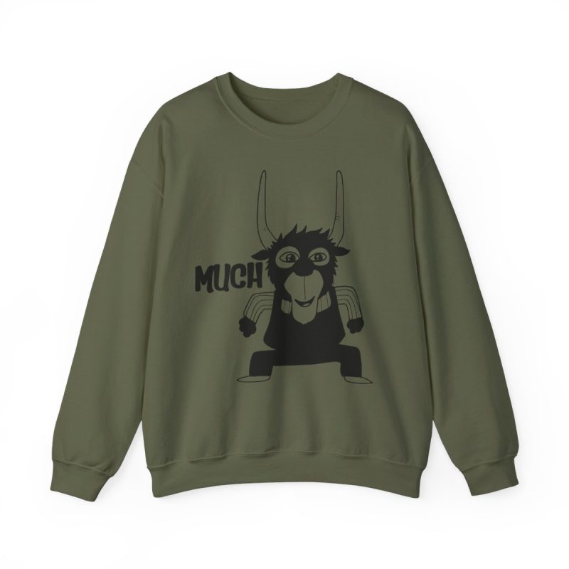 Sudadera cuello redondo - Verde militar - Camiseta Much