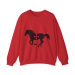 Sudadera cuello redondo - Rojo - Cavall de Sant Joan