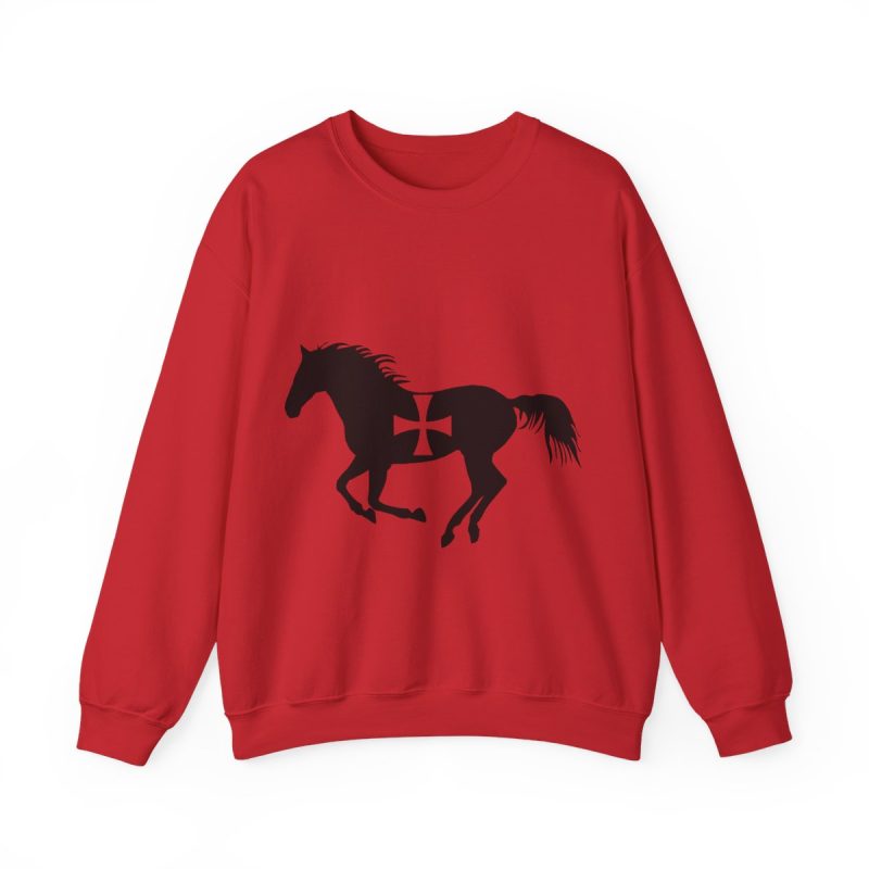 Sudadera cuello redondo - Rojo - Cavall de Sant Joan