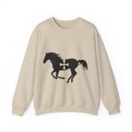 Sudadera cuello redondo - Arena - Cavall de Sant Joan