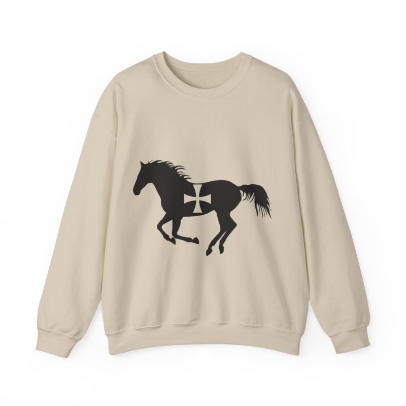 Sudadera cuello redondo - Arena - Cavall de Sant Joan