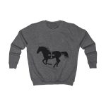 Sudadera infantil - Gris marengo - Cavall de Sant Joan