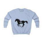 Sudadera infantil - Azul cielo - Cavall de Sant Joan
