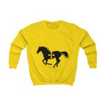 Sudadera infantil - Amarillo sol - Cavall de Sant Joan
