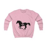 Sudadera infantil - Rosa bebe - Cavall de Sant Joan
