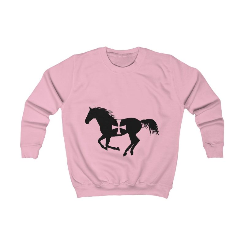 Sudadera infantil - Rosa bebe - Cavall de Sant Joan