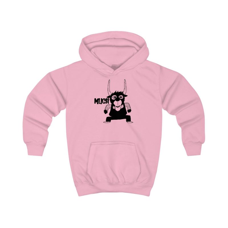 Sudadera con capucha infantil - Rosa bebe - Camiseta Much