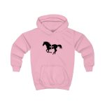 Sudadera con capucha infantil - Rosa bebe - Cavall de Sant Joan Sudadera con capucha infantil - Rosa bebe - Cavall de Sant Joan