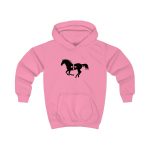 Sudadera con capucha infantil - Rosa algodon de azucar - Cavall de Sant Joan Sudadera con capucha infantil - Rosa algodon de azucar - Cavall de Sant Joan