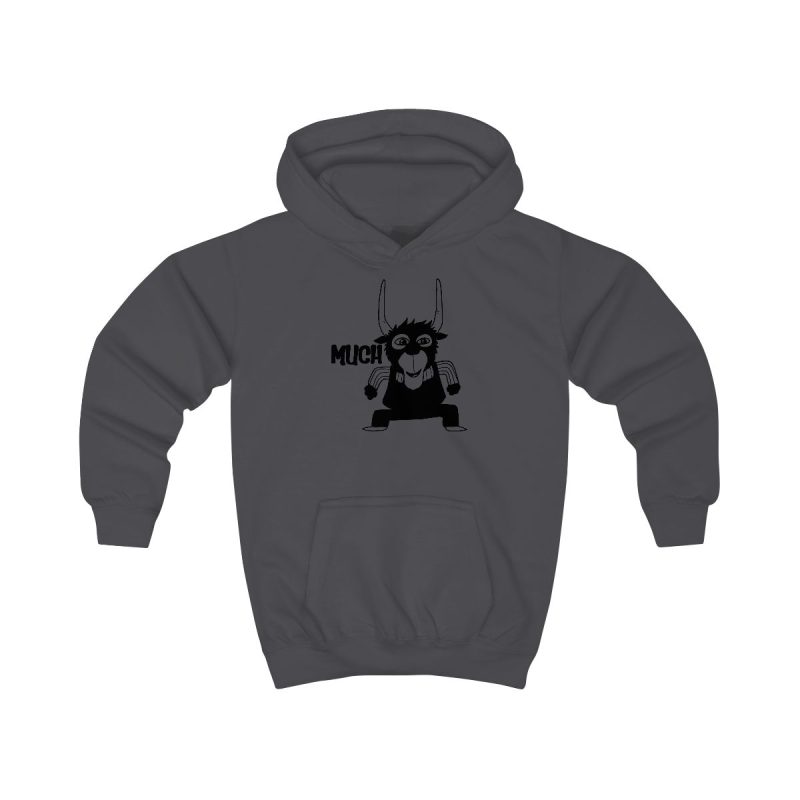 Sudadera con capucha infantil - Gris marengo - Camiseta Much