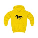 Sudadera con capucha infantil - Amarillo sol - Cavall de Sant Joan Sudadera con capucha infantil - Amarillo sol - Cavall de Sant Joan