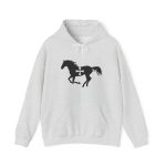Sudadera con capucha - Gris ceniza - Cavall de Sant Joan Sudadera con capucha - Gris ceniza - Cavall de Sant Joan